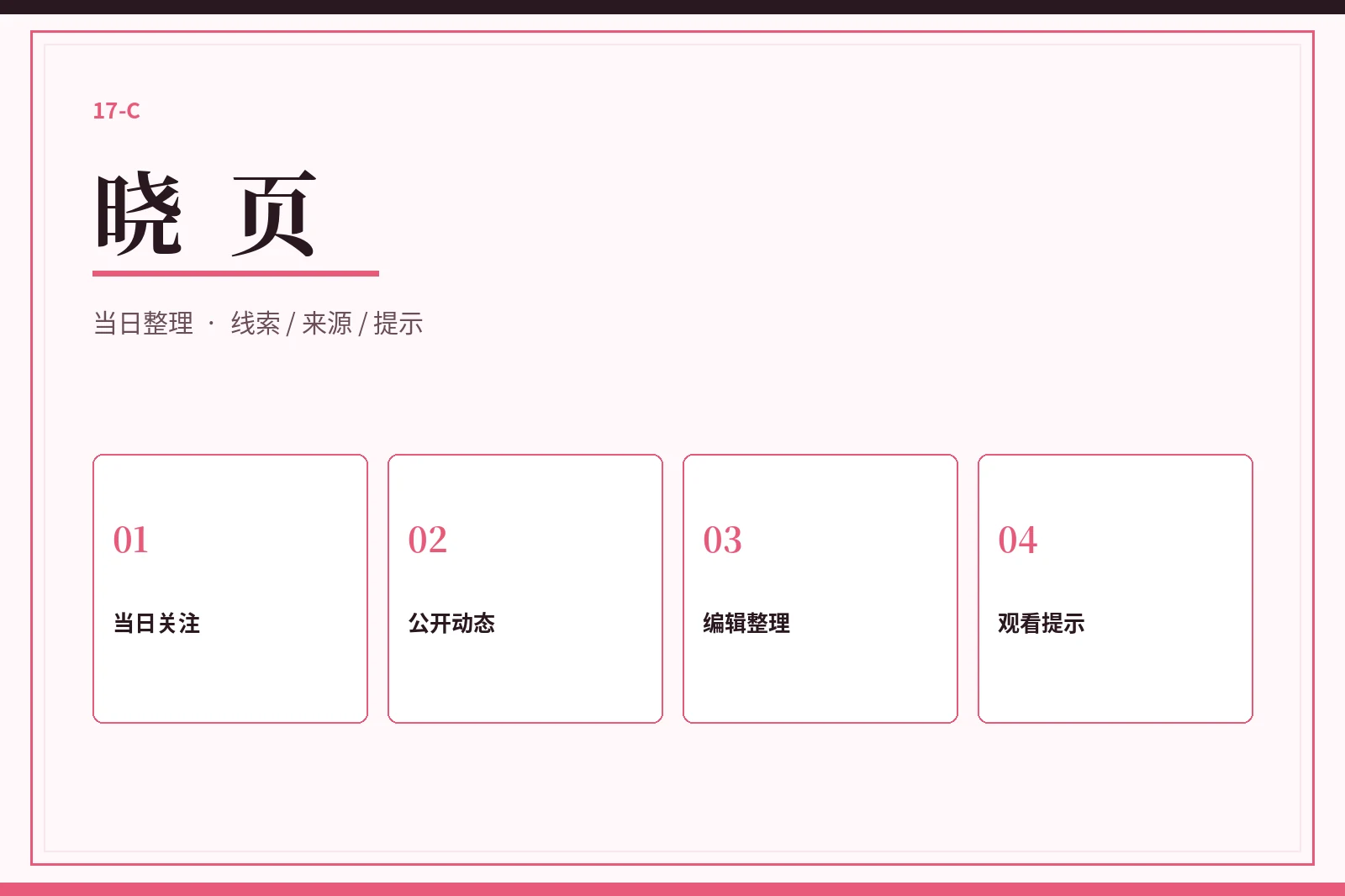 17C晓页栏目画面